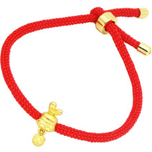 4Pz Braccialetti Rosso Nodo Donne Charm Coniglio Zodiaco