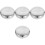 4Pz Clacson Argento Per , Accessorio E Rifinito 5