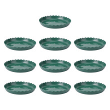 20Pz Sottopentola Verde Per Piante Con Design Decorativo E Antigoccia