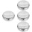 4Pz Clacson Argento Per , Accessorio E Rifinito 8