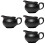 4Pz Kettle Nero Vintage Per Latte E in Casa 6