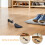 8Paia Scarpe in Nero Regolabile Per Uso 9