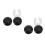4Pz in Rame Nero Dress Per Smoking E Camicia Uomo 9