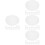 80Pz Maschera Viso - -Te Trasparenti in PVC Per 8