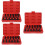 3Set Set Bussole Per Impatto Con Adattatori Girabili in Nero 8