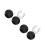 4Pz in Rame Nero Dress Per Smoking E Camicia Uomo 8