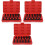3Set Set Bussole Per Impatto Con Adattatori Girabili in Nero 4