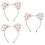 3Pz Cerchietti Con Design Orecchie Gatto Per Cosplay 7