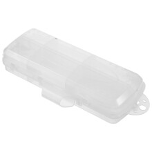 5Pz Scatola Trasparente Per Pesca Con Clip Porta Esche E Porta Ami