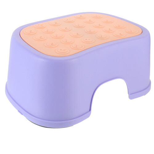 Sgabello Per Piedi in PP Viola Antiscivolo Per Bagno E Casa