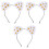 3Pz Cerchietti Con Design Orecchie Gatto Per Cosplay 3