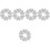 30Pz Patch Cuore Cristallo Per Borse E Decorativi 5