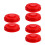 6Pz Copertura Valvola Ibc Rosso PP Con Tappo E 6