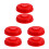 6Pz Copertura Valvola Ibc Rosso PP Con Tappo E 7