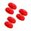 6Pz Copertura Valvola Ibc Rosso PP Con Tappo E 8