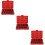 3Set Set Bussole Per Impatto Con Adattatori Girabili in Nero 10