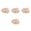 4Pz Fasce Elastiche in Cotone Khaki Comfort Per 4