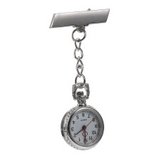 3St Zilveren Nurse Watch Met Clip Ontwerp Verpleegsters