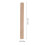 8Pz Bastoncini Musicali Legno Beige Ritmico Per Bambini 11