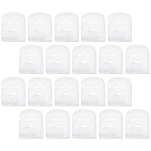 300St Pre-Cut Gezichtsgaas Maskers Wit Comfortabel Voor Huidverzorging