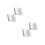 4St Witte Keramische Puddingkom Vierkant Ovenbestendig Elegant 5