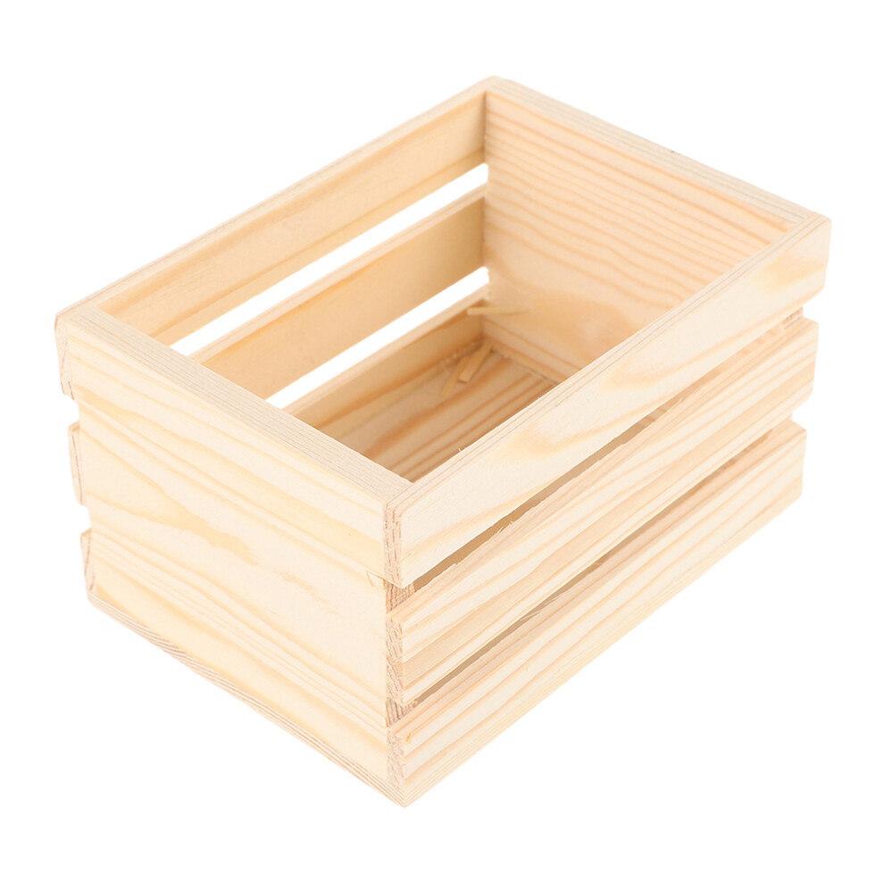 3Szt Mini Drewniane Koszyki BeżOwe Do Dekoracji Dla Lalek-image