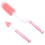 2Sets Voedingsflesborstels Roze Met Zachte Pacifier Spons Thuis 8
