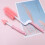 2Sets Voedingsflesborstels Roze Met Zachte Pacifier Spons Thuis 11