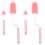 2Sets Voedingsflesborstels Roze Met Zachte Pacifier Spons Thuis 2