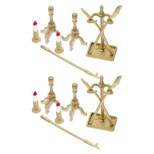 10Conjuntos Mini De Plástico Para Casa De Bonecas