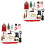 2Conjuntos Mini Natal Decoração Resinada Coloridas 5