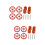2Conjuntos Kit Completo 3D Com De Silicone E Parafusos De Metal 7