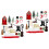 2Conjuntos Mini Natal Decoração Resinada Coloridas 6