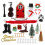 2Conjuntos Mini Natal Decoração Resinada Coloridas 2
