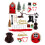 2Conjuntos Mini Natal Decoração Resinada Coloridas 11