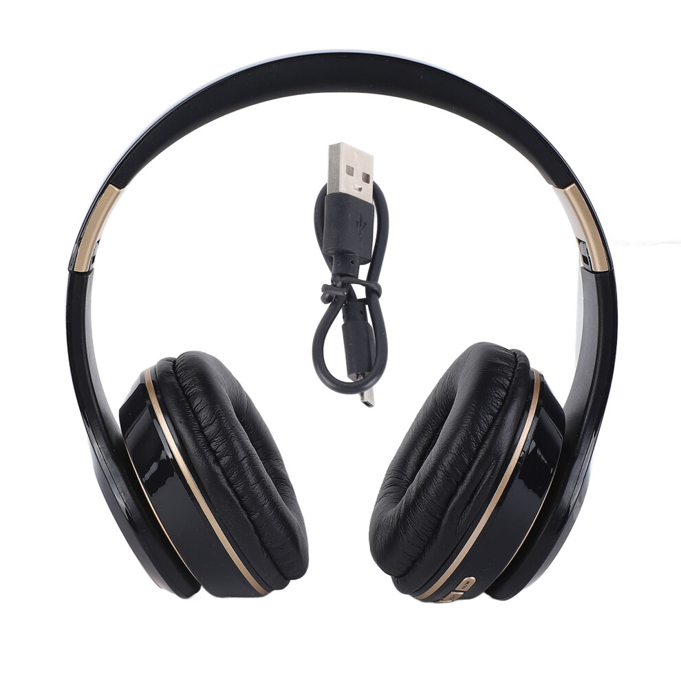 Bluetooth Headphones With Crystal Clear Sound Ergonomic Design Foldable Over The Ear Headphones Wireless Built In Microphone Long Playtime Adjustable 9159805528118
