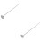 2St Professionele Grondsonde Thermometer Accessoire Roestvrij 7