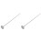 2St Professionele Grondsonde Thermometer Accessoire Roestvrij 3