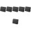 72Pz Lavagnette Piccole Nere in PVC Per Note E Tavolo 4