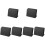 72Pz Lavagnette Piccole Nere in PVC Per Note E Tavolo 5