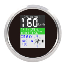 3Pz Contachilometri Digitale Auto E Barca Design Elegante ABS E PVC