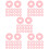 250Pz Cerchi Rosa Per Binding Notebook E Planner 10