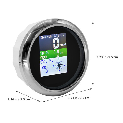 3Pz Contachilometri Digitale Auto E Barca Design Elegante ABS E PVC 1