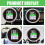 3Pz Contachilometri Digitale Auto E Barca Design Elegante ABS E PVC 8