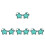 4Pz Occhiali Sole Stella Rimless Con Per 4