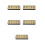 5St Compacte Gouden Humidifier Voor Sigaar Verse Bewaring En 9