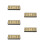 5St Compacte Gouden Humidifier Voor Sigaar Verse Bewaring En 4