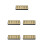 5St Compacte Gouden Humidifier Voor Sigaar Verse Bewaring En 5