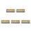 5St Compacte Gouden Humidifier Voor Sigaar Verse Bewaring En 6