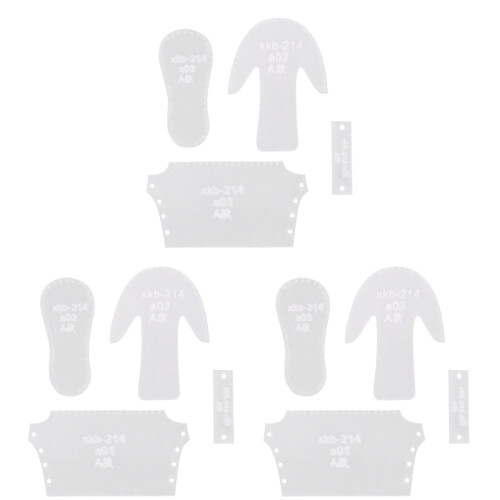 3Conjuntos De Para De Botas DIY Acrílico 1